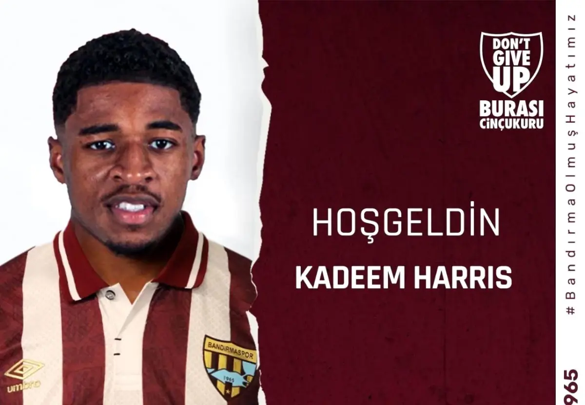 Bandırmaspor, Kadeem Harris ile anlaştı