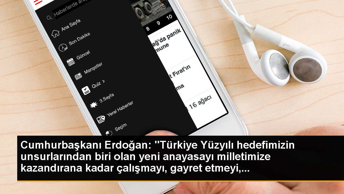 Cumhurbaşkanı Erdoğan: "Türkiye Yüzyılı hedefimizin unsurlarından biri olan yeni anayasayı milletimize kazandırana kadar çalışmayı, gayret etmeyi,...