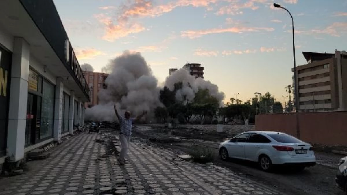 İskenderun İlçe Sağlık Müdürlüğü binası dinamitle yıkıldı