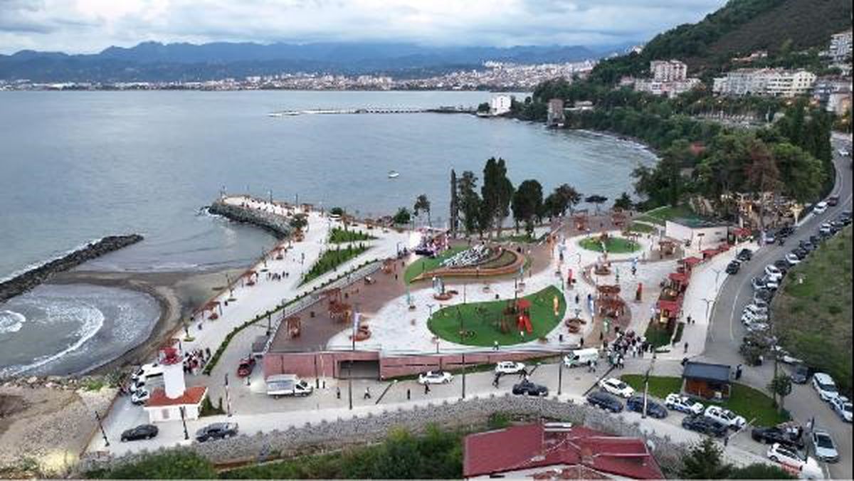 Ordu\'da yıkılan binaların yerine sosyal tesisler yapıldı