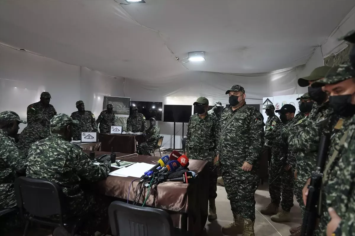 Filistin direniş grupları ortak askeri tatbikat düzenledi