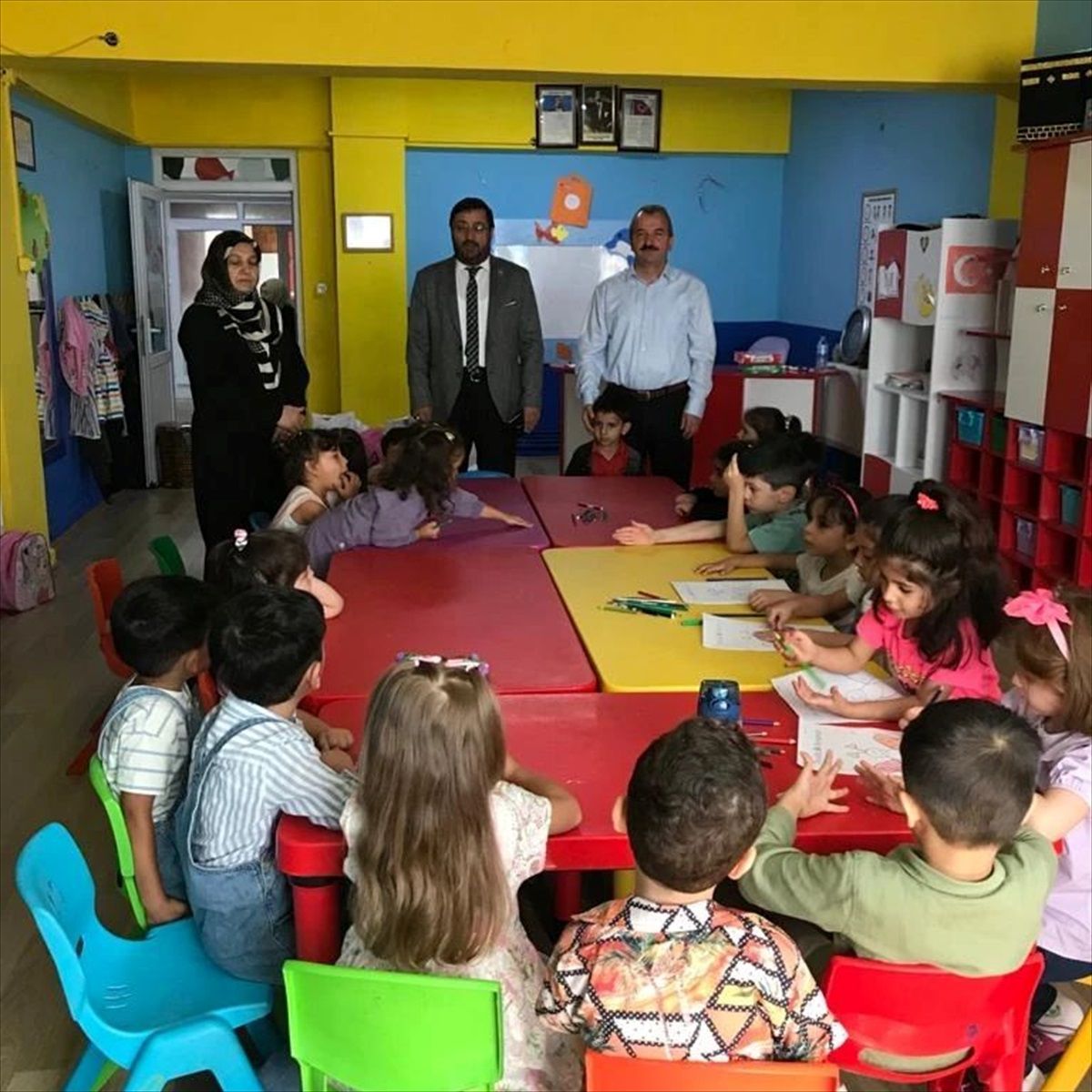 Kırklareli Müftüsü Yusuf Eviş, 4-6 yaş Kur\'an kurslarını ziyaret etti