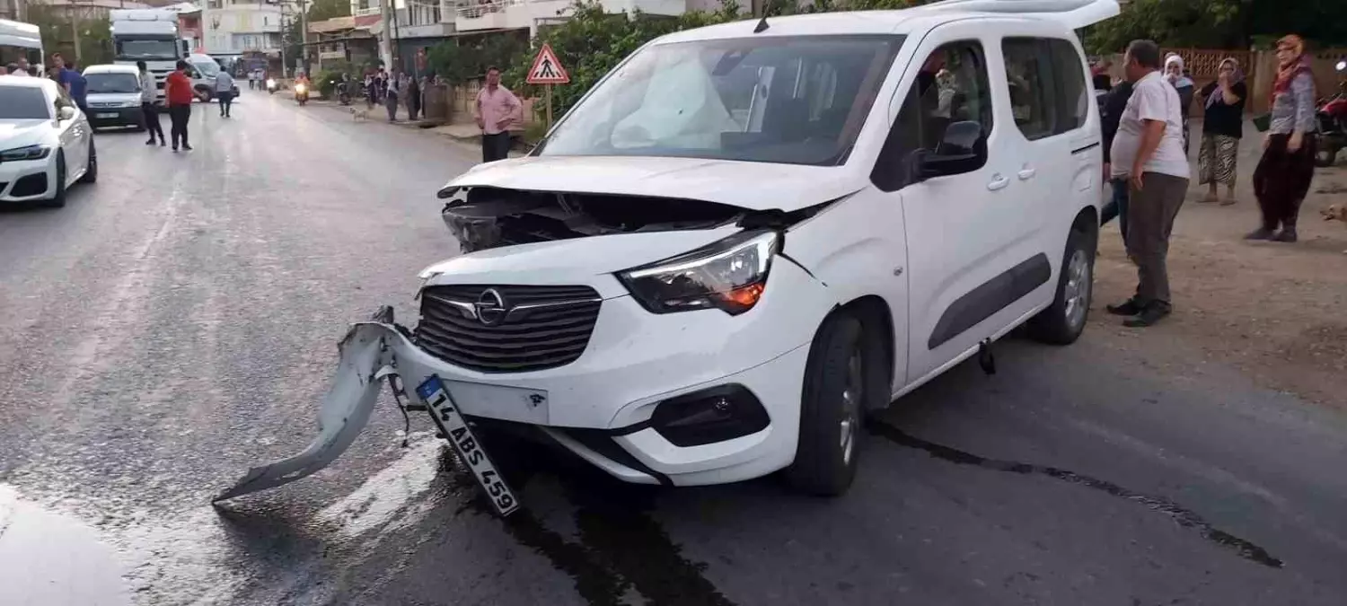 İznik\'te virajı alamayan tır kaza yaptı