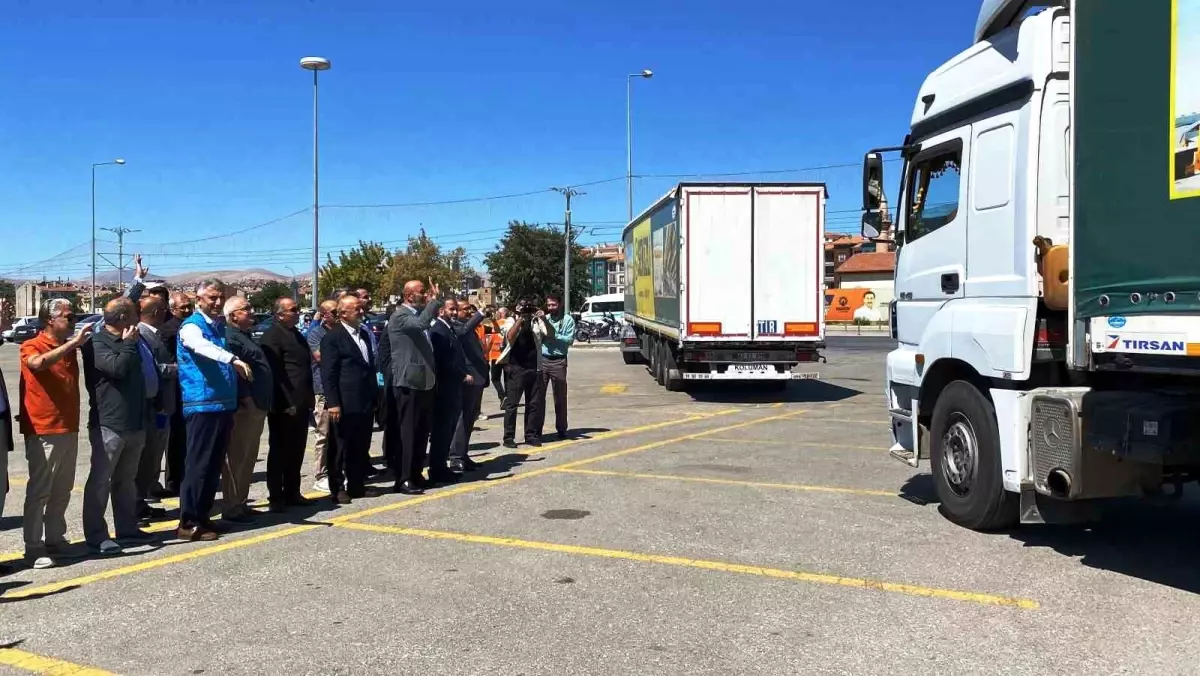 Hatay\'da Yuvalar Kuruyoruz Projesi Kapsamında Çeyiz Yardımları Yola Çıktı