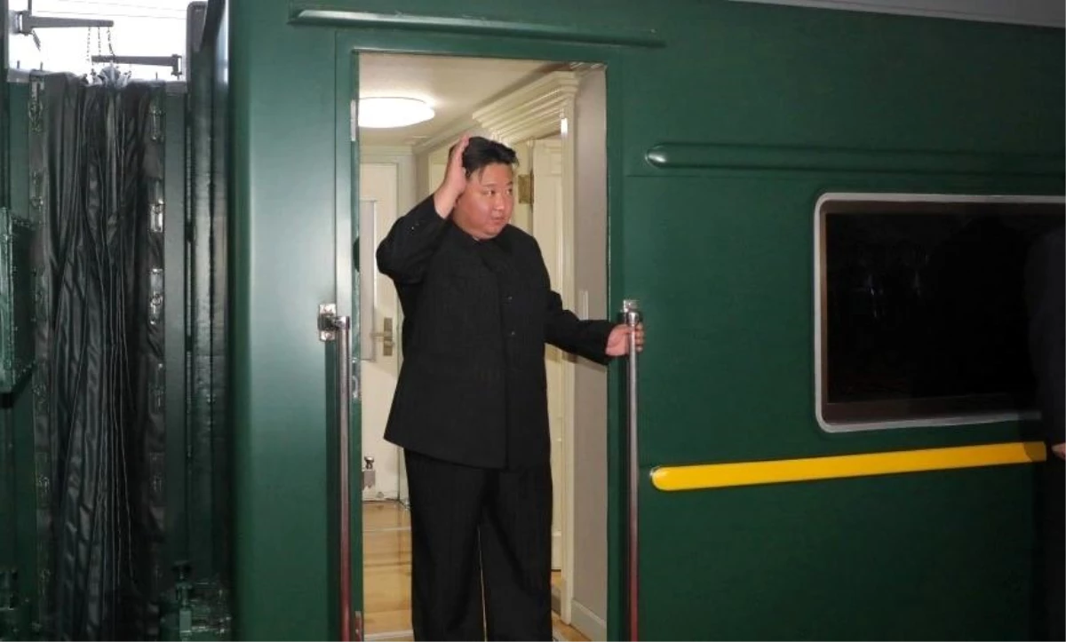 Kuzey Kore Lideri Kim Jong Un, Rusya\'ya Trenle Hareket Etti