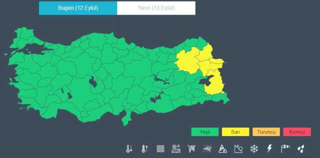 Meteoroloji'den 5 ile sarı kodlu uyarı! Kuvvetli yağış geliyor Meteoroloji'den 5 ile sarı kodlu uyarı! Kuvvetli yağış geliyor