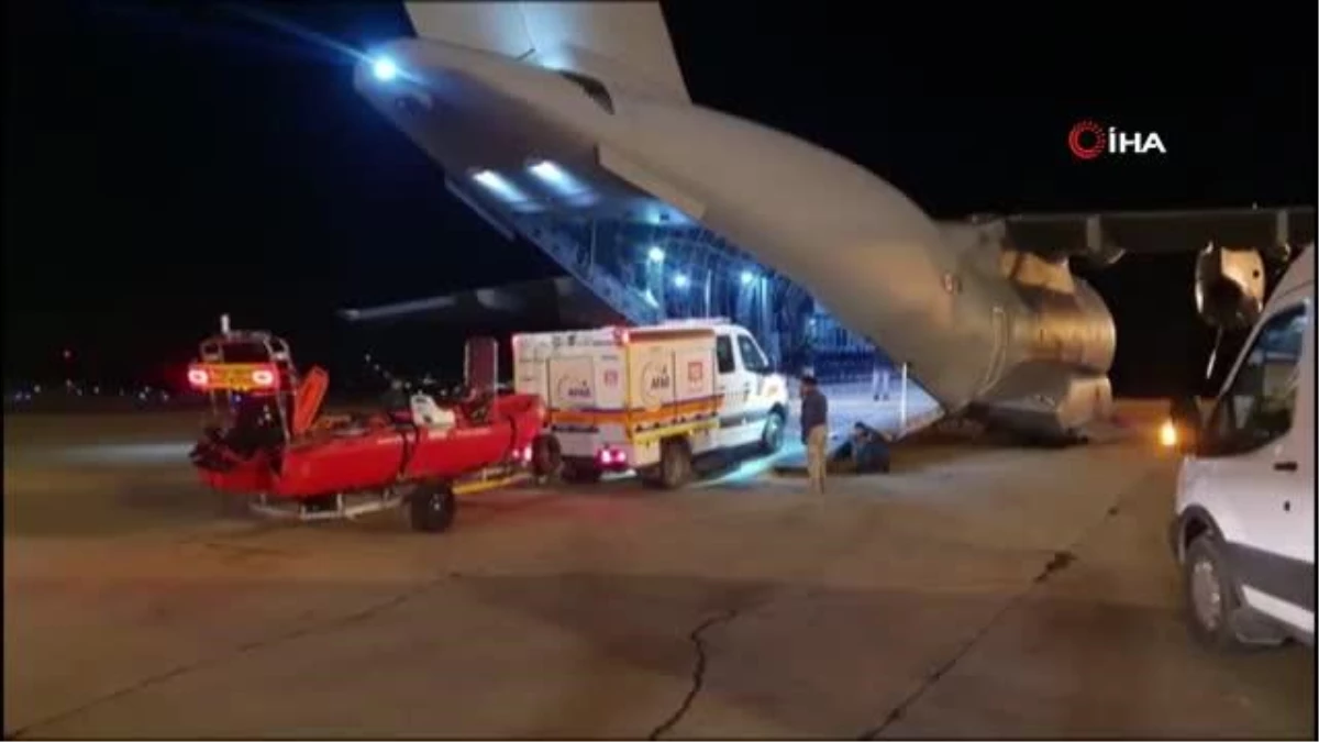 MSB: "Arama-kurtarma ekiplerini Libya\'ya taşıyacak üç adet nakliye uçağımızdan ilki, bölgeye hareket etti"