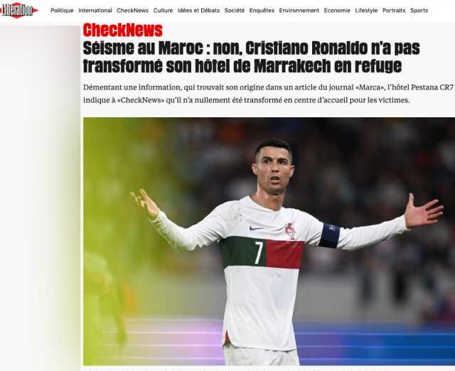 Ronaldo'nun depremin ardından Fas'taki otelini depremzedelere açtığı iddiası