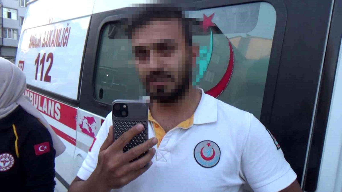 Sağlık çalışanı basın mensuplarına saldırdı