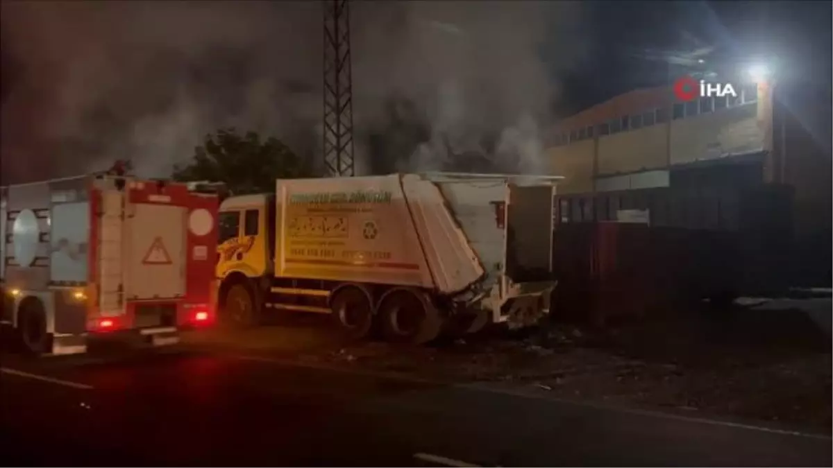 Tüp patlaması hurda deposunda yangın çıkardı