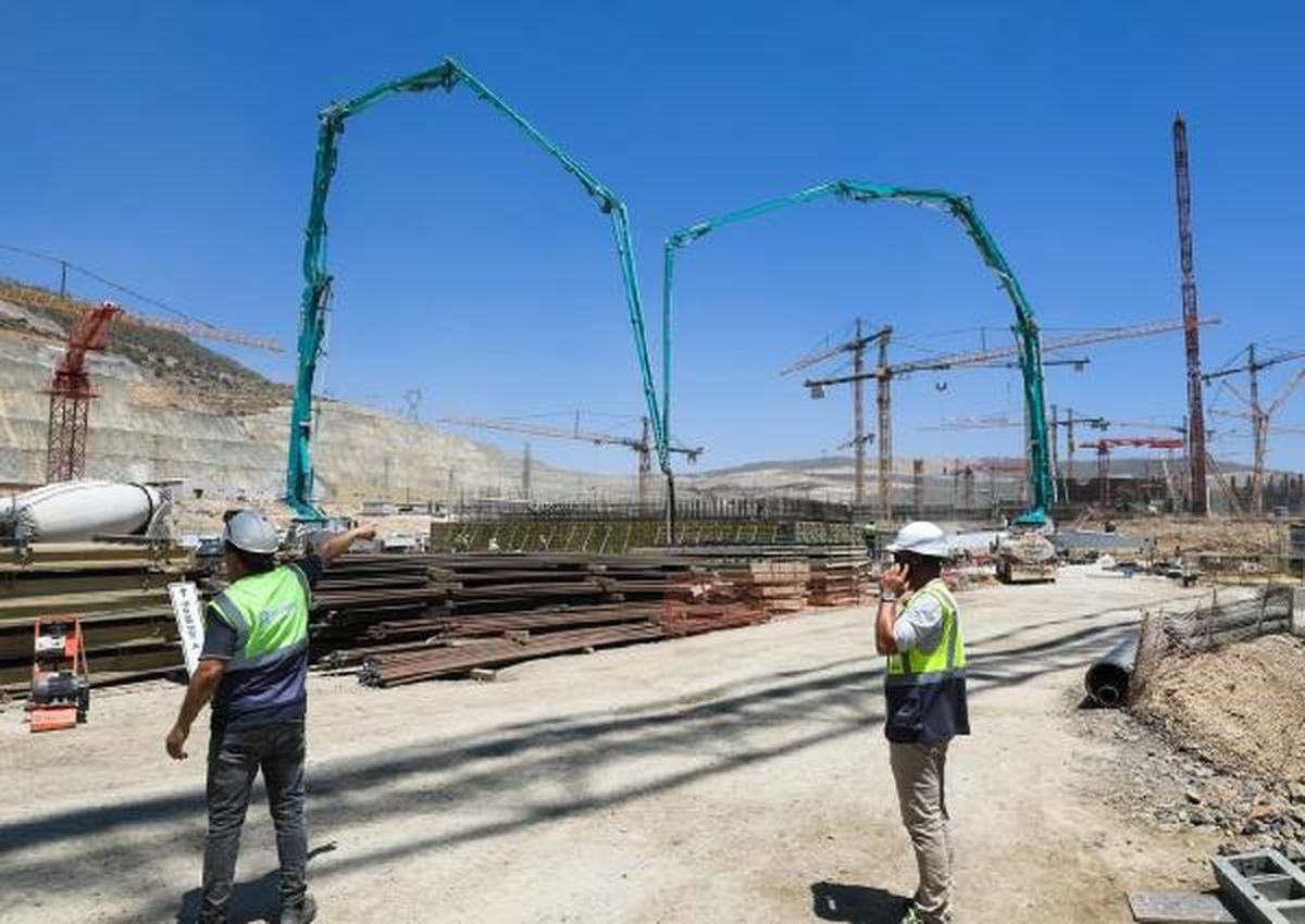 Akkuyu NGS\'nin ikinci güç ünitesinde türbin tesisinin temeli tamamlandı