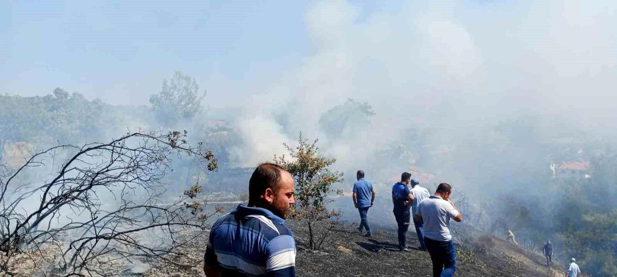 Denizli Buldan\'da Çıkan Yangın Kontrol Altına Alındı