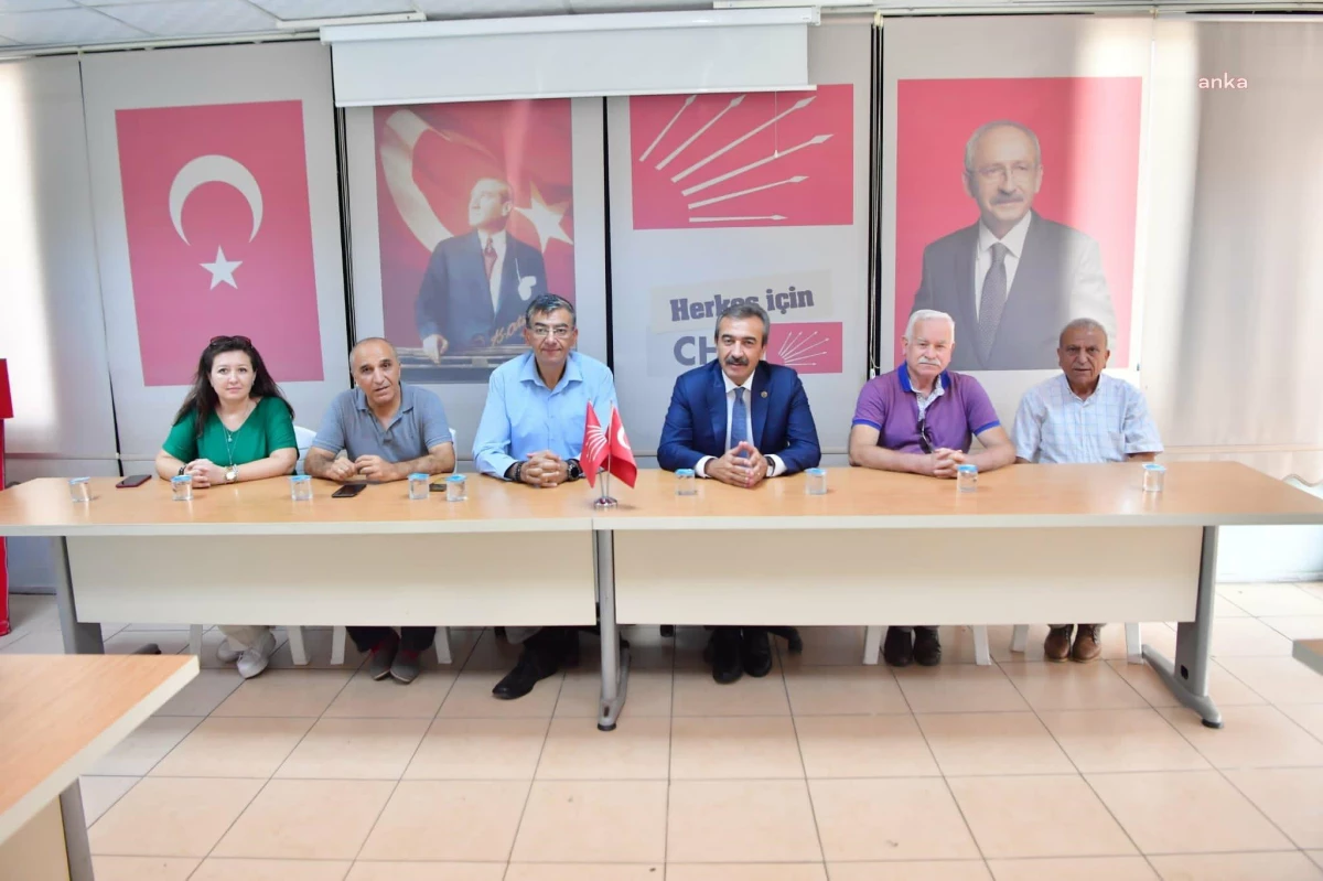 Çukurova Belediye Başkanı Soner Çetin, CHP Çukurova İlçe Başkanı Remzi Ümit Atay ve yeni yönetimi ziyaret etti