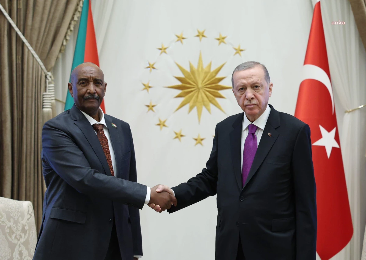 Cumhurbaşkanı Erdoğan, Sudan Egemenlik Konseyi Başkanı El-Burhan ile Görüştü
