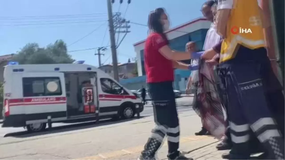 Dengesini kaybeden kadın yürüyen merdivenden düştü