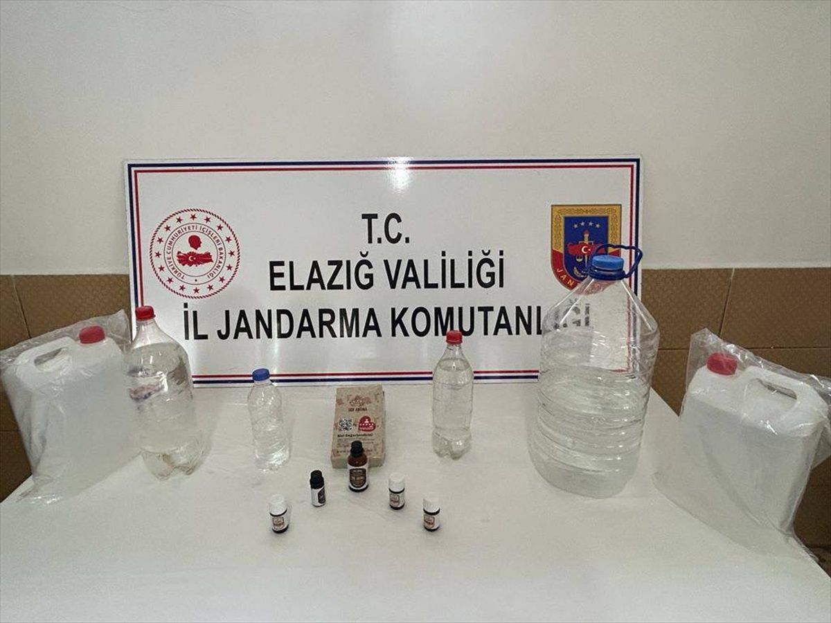 Elazığ\'da Kaçak İçki Operasyonu: Bir Kişi Gözaltına Alındı