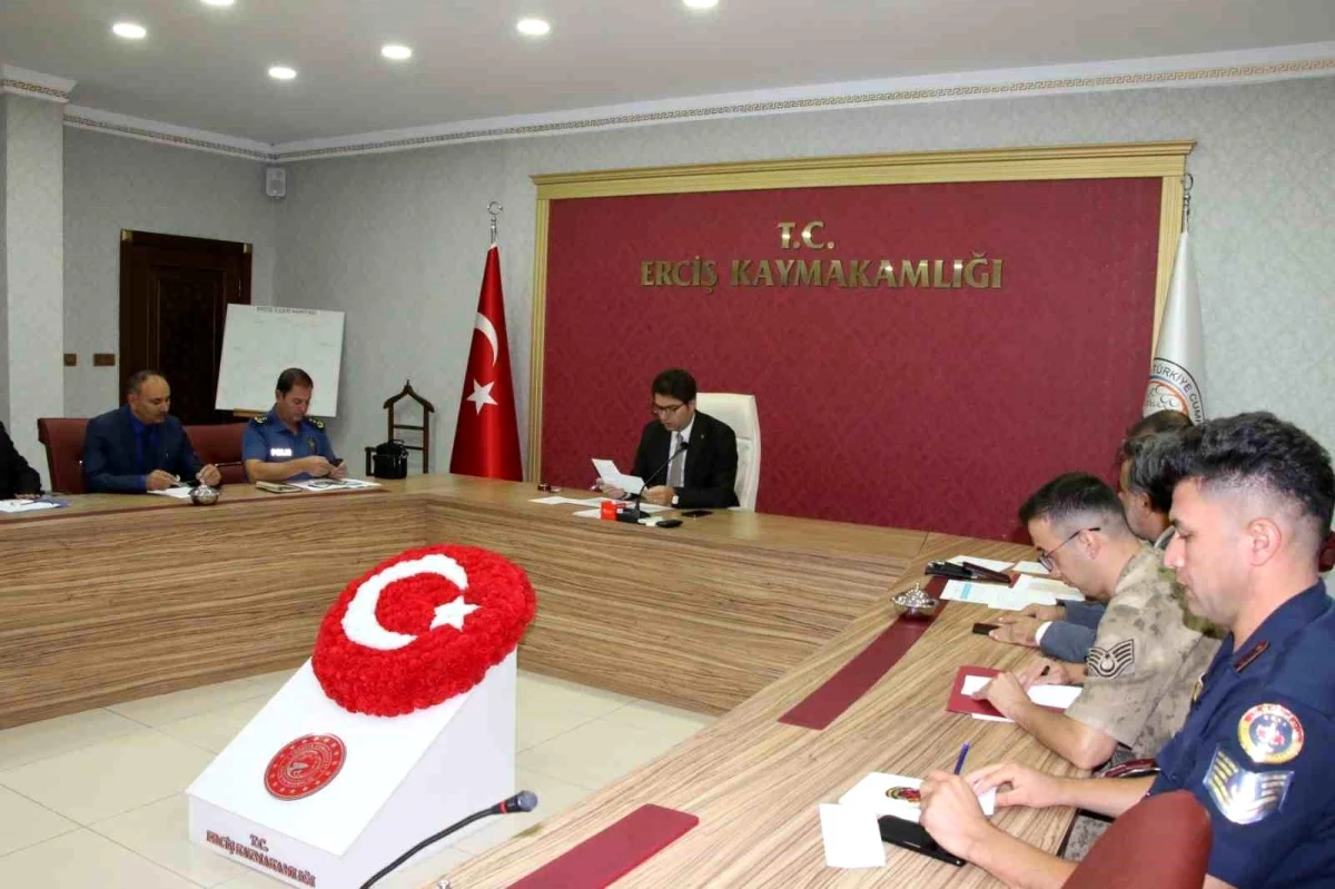 Van Erciş\'te Okul Güvenliği Toplantısı Yapıldı