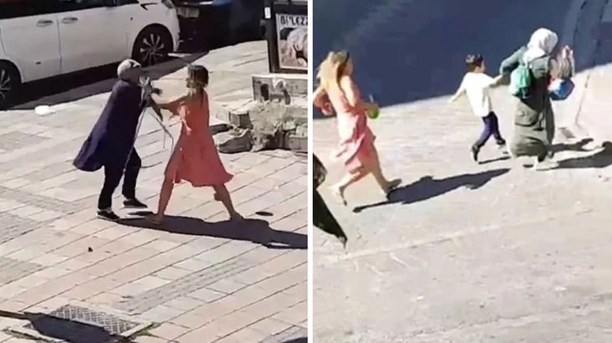 İstanbul\'da caddede yürüyen başörtülü kadınlara saldıran şüpheli gözaltına alındı