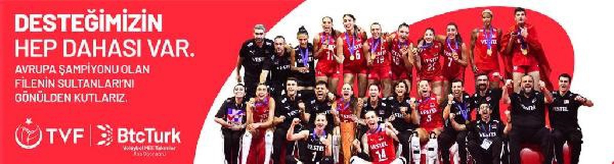 BtcTurk, A Milli Kadın Voleybol Takımı\'nı tebrik etti