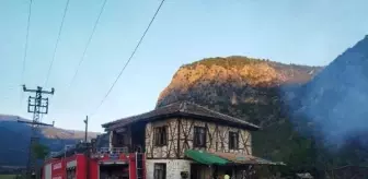 Çorum'da çekimleri devam eden film setinde yangın çıktı