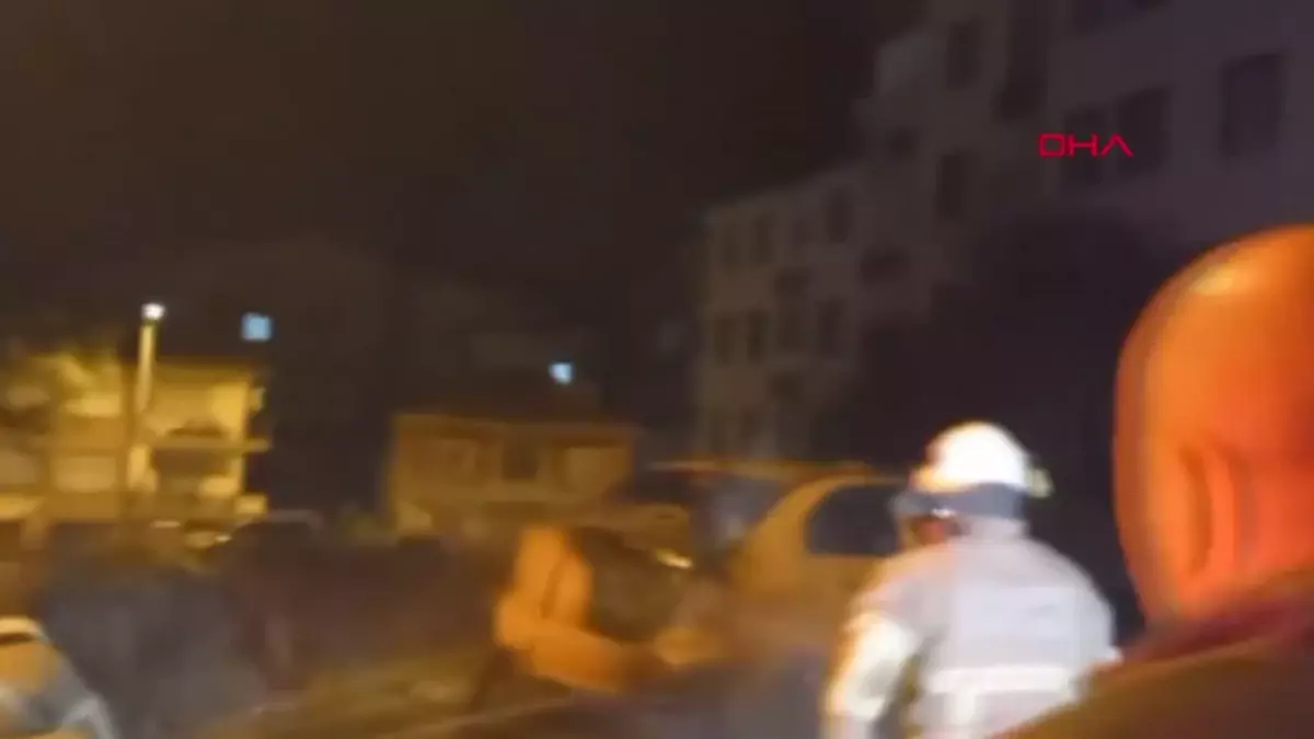 Kırıkkale\'de Park Halindeki Taksi Kundaklandı