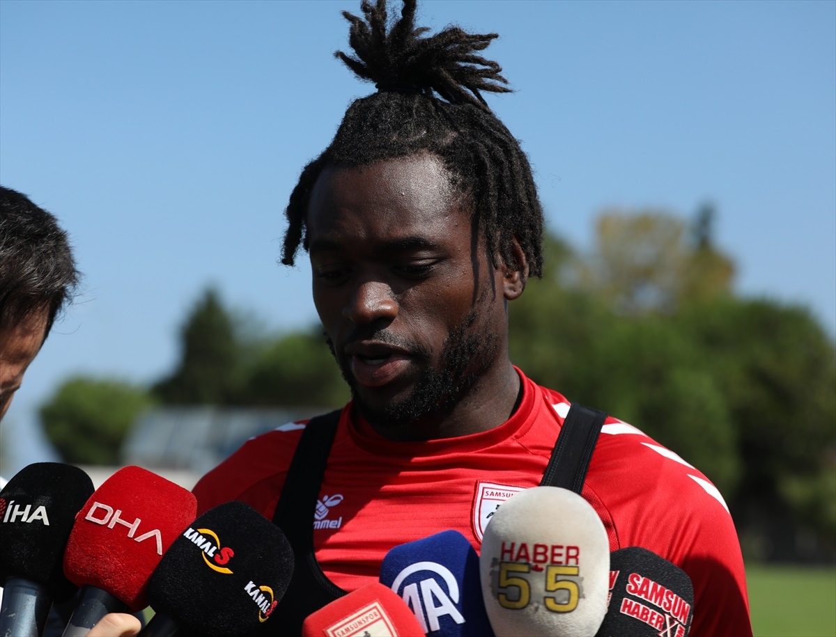 Samsunspor\'un Belçikalı santrforu Dimata, Avrupa\'nın en iyi forvetlerinden biri olmak istiyor