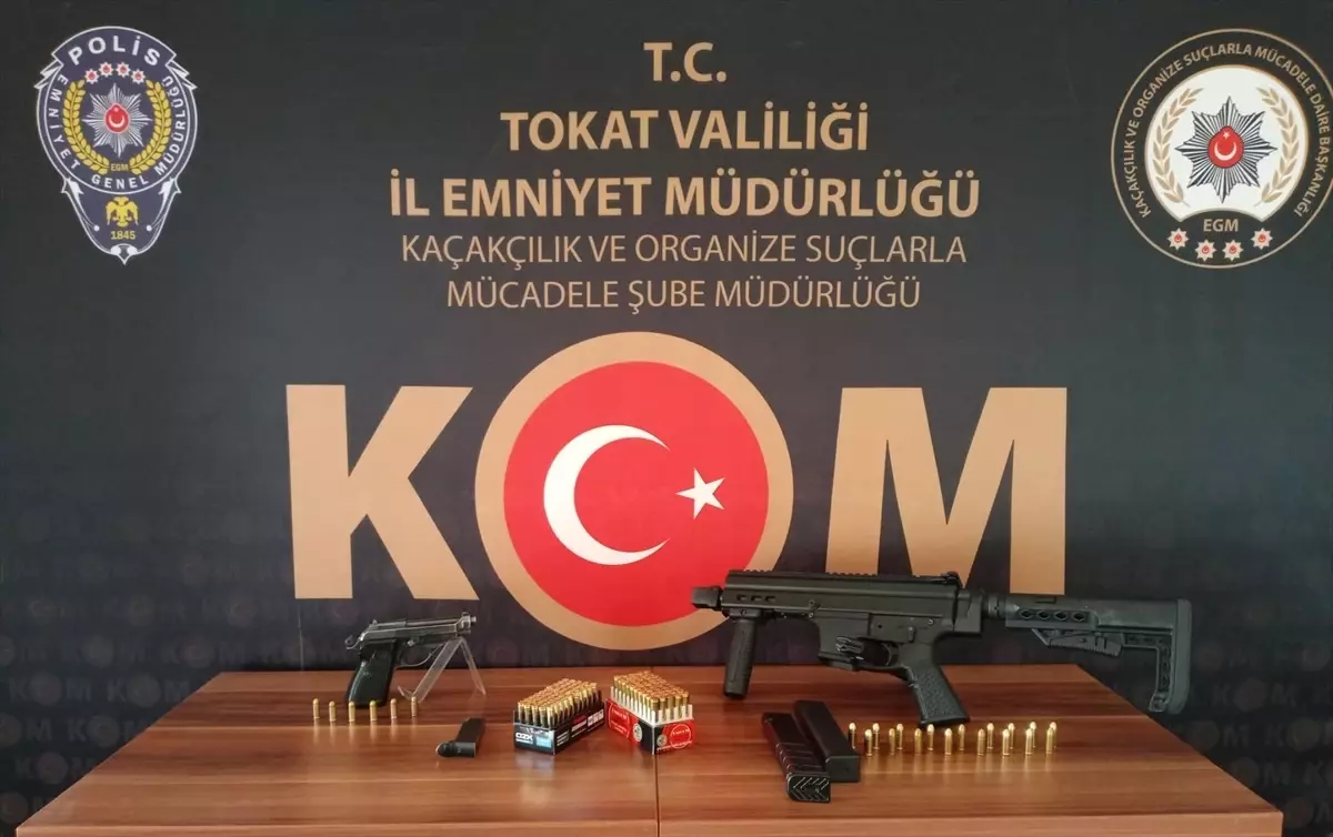 Tokat\'ta Ruhsatsız Silah Operasyonu: Bir Şüpheli Gözaltına Alındı