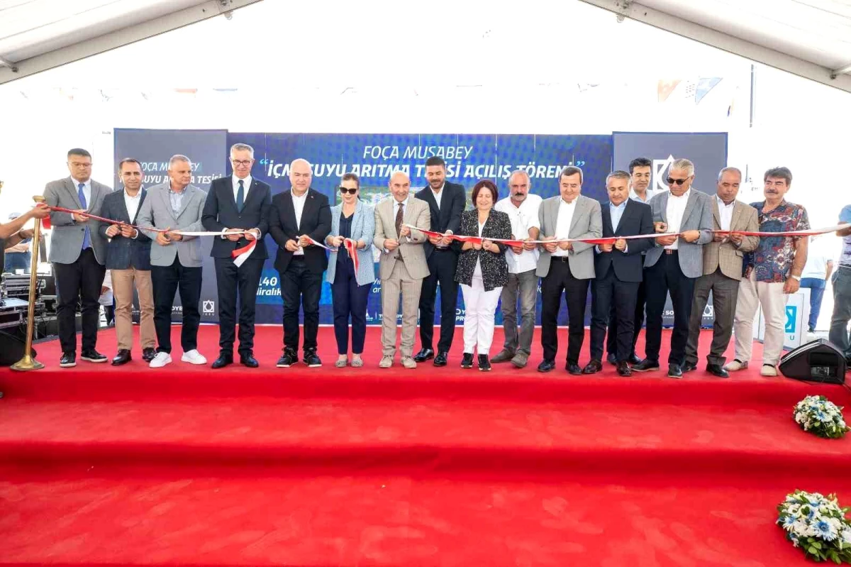 11 milyon metreküp kapasiteli Musabey İçme Suyu Arıtma Tesisi açıldı