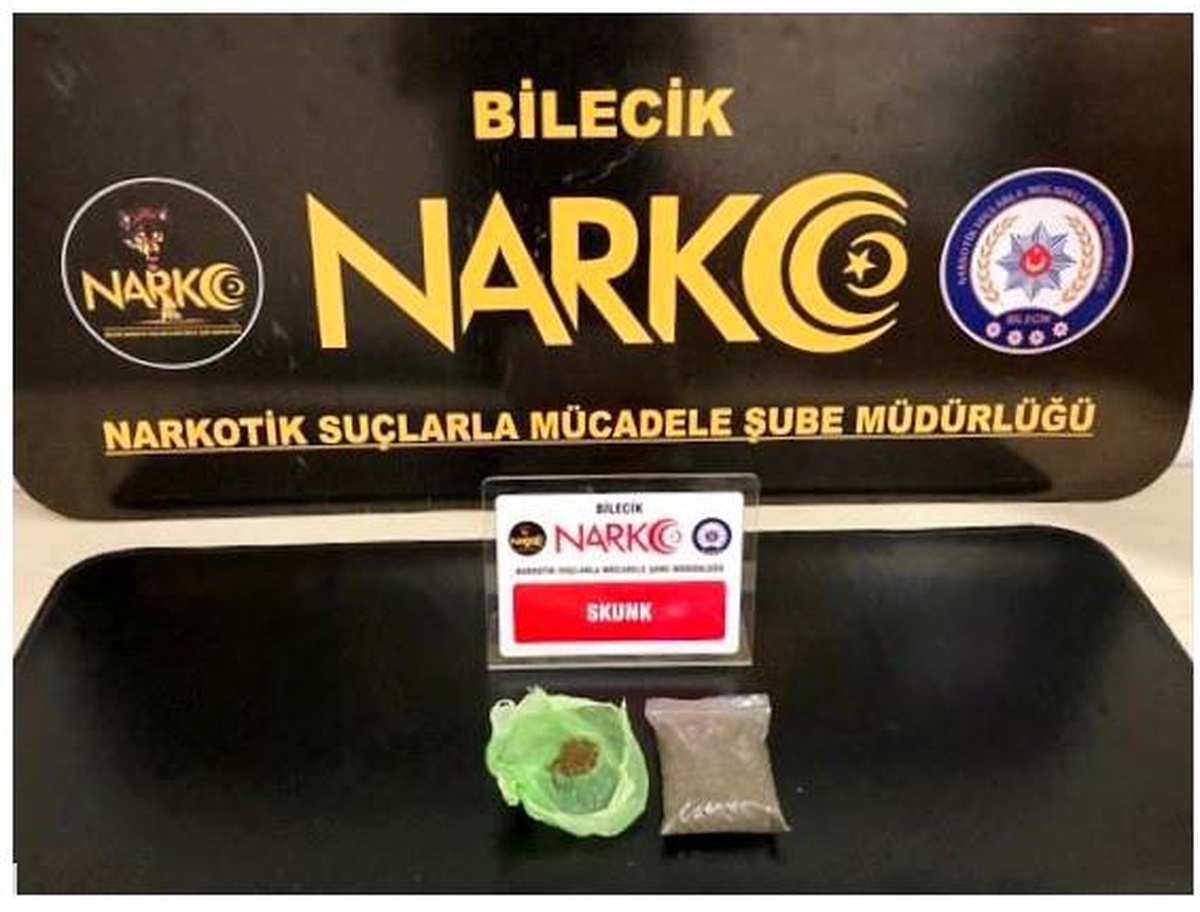 Bilecik\'te Uyuşturucu Operasyonu: 2 Tutuklama