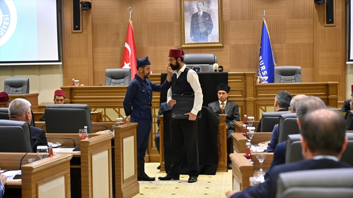 Bursa\'nın düşman işgalinden kurtuluş sevinci Bursa Büyükşehir Belediyesi Meclisinde canlandırıldı