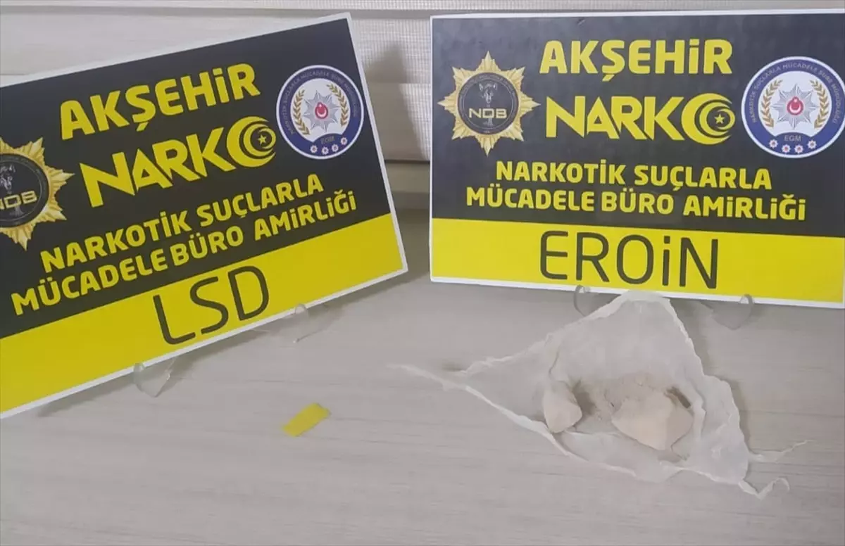 Akşehir\'de Uyuşturucu Operasyonu: 1 Tutuklama