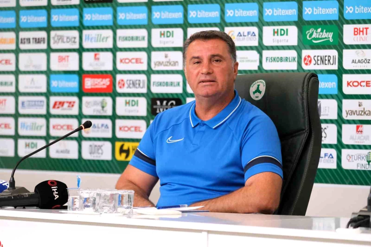Giresunspor Teknik Direktörü Mustafa Kaplan, ilk 4 haftayı değerlendirdi