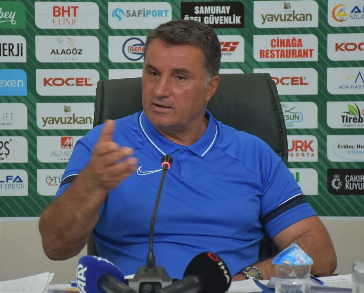 Bitexen Giresunspor Teknik Direktörü Mustafa Kaplan: İlk yarıda 15-20 puan hedefliyoruz