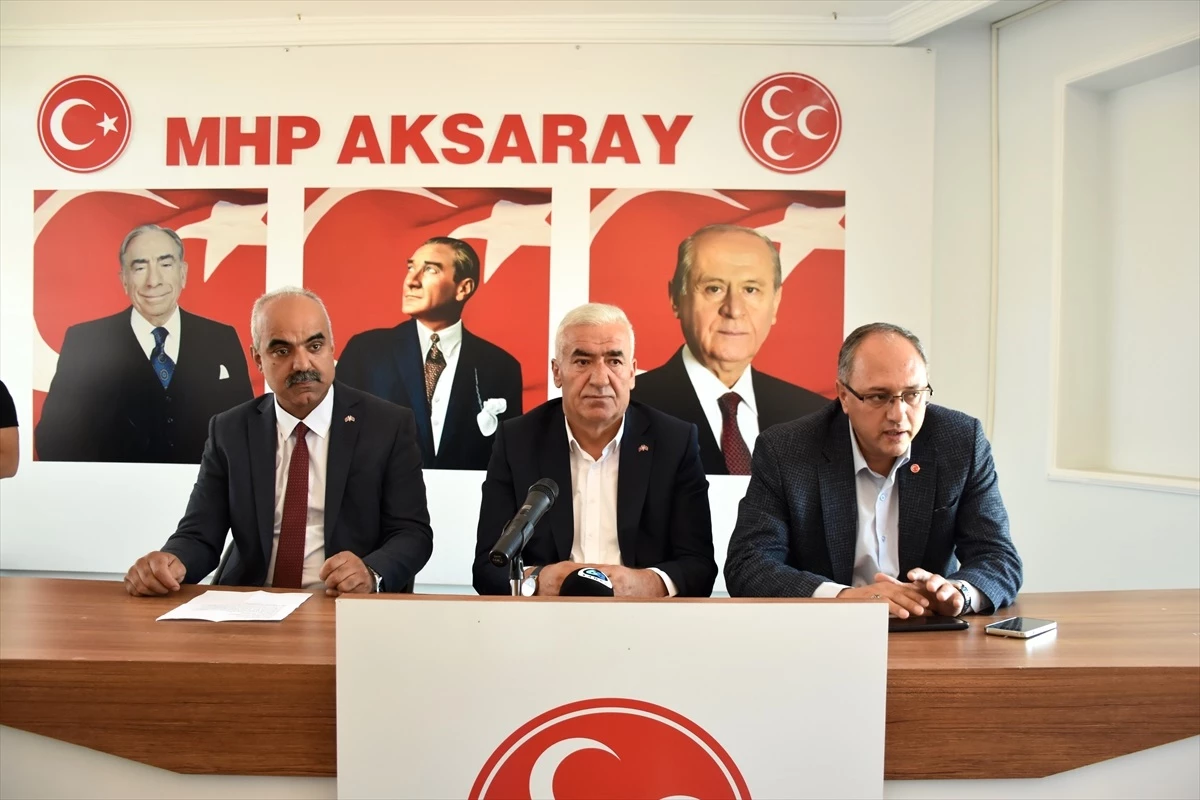 MHP Aksaray İl Kongresi Öncesi Basın Mensuplarıyla Buluştu