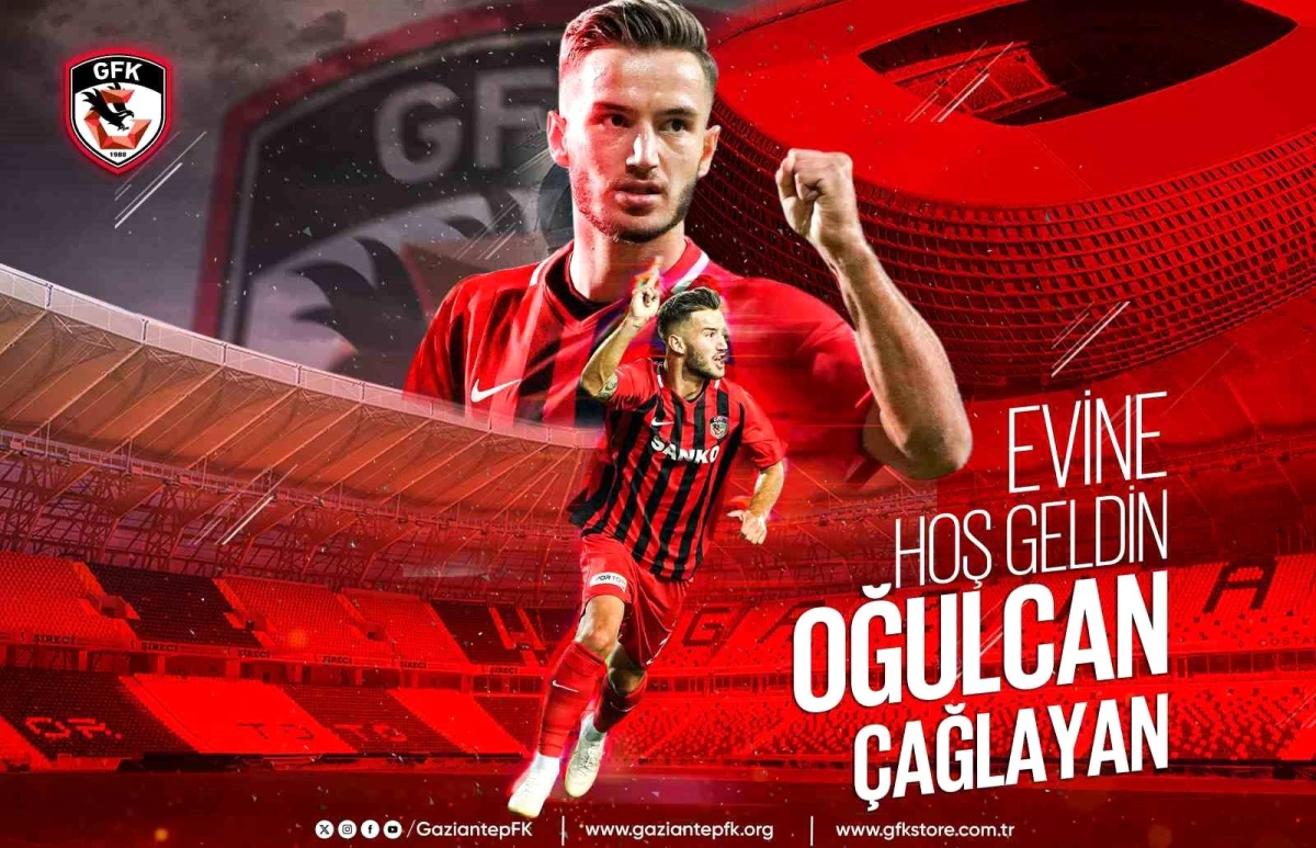 Gaziantep FK, Oğulcan Çağlayan ile sözleşme imzaladı