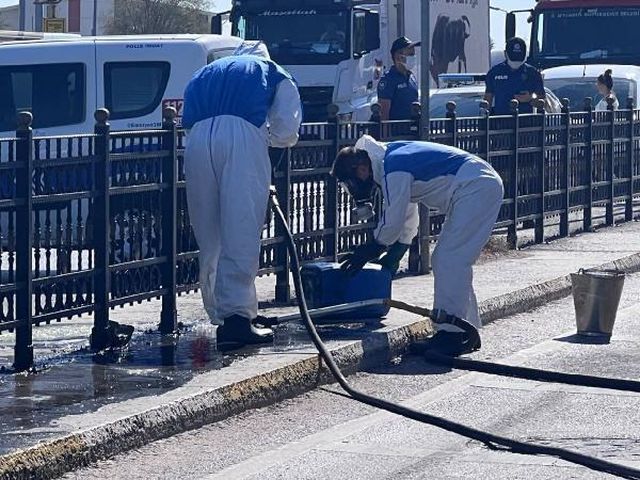 Pendik'te kimyasal alarmı! Yol trafiğe kapatıldı