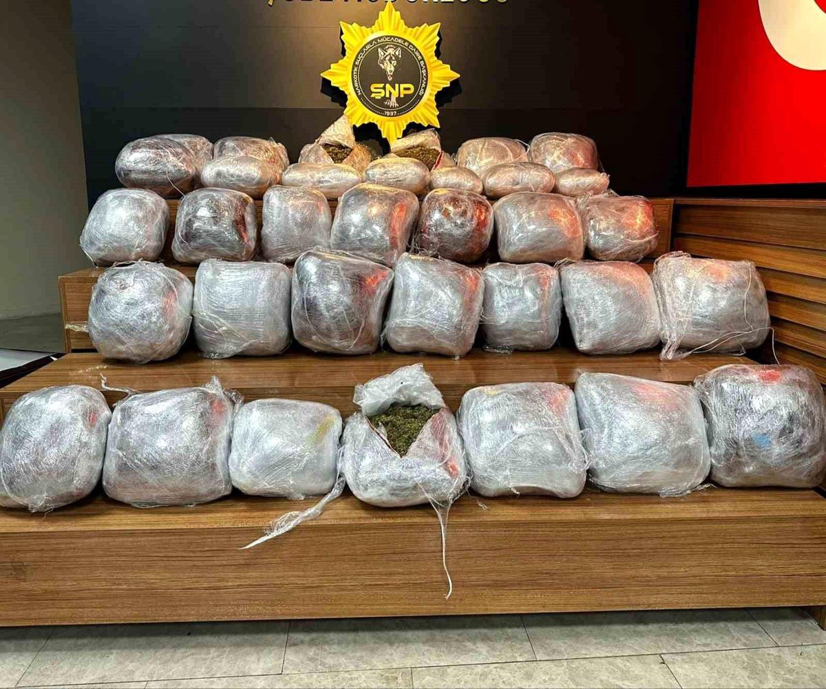 Şanlıurfa\'da 64 Kilogram Uyuşturucu Skunk Maddesi Ele Geçirildi