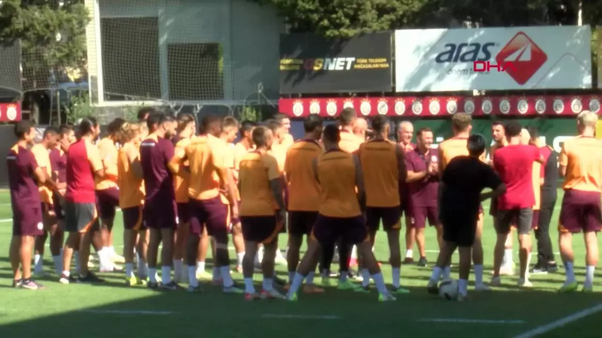 Galatasaray, savunma ve hücum çalıştı