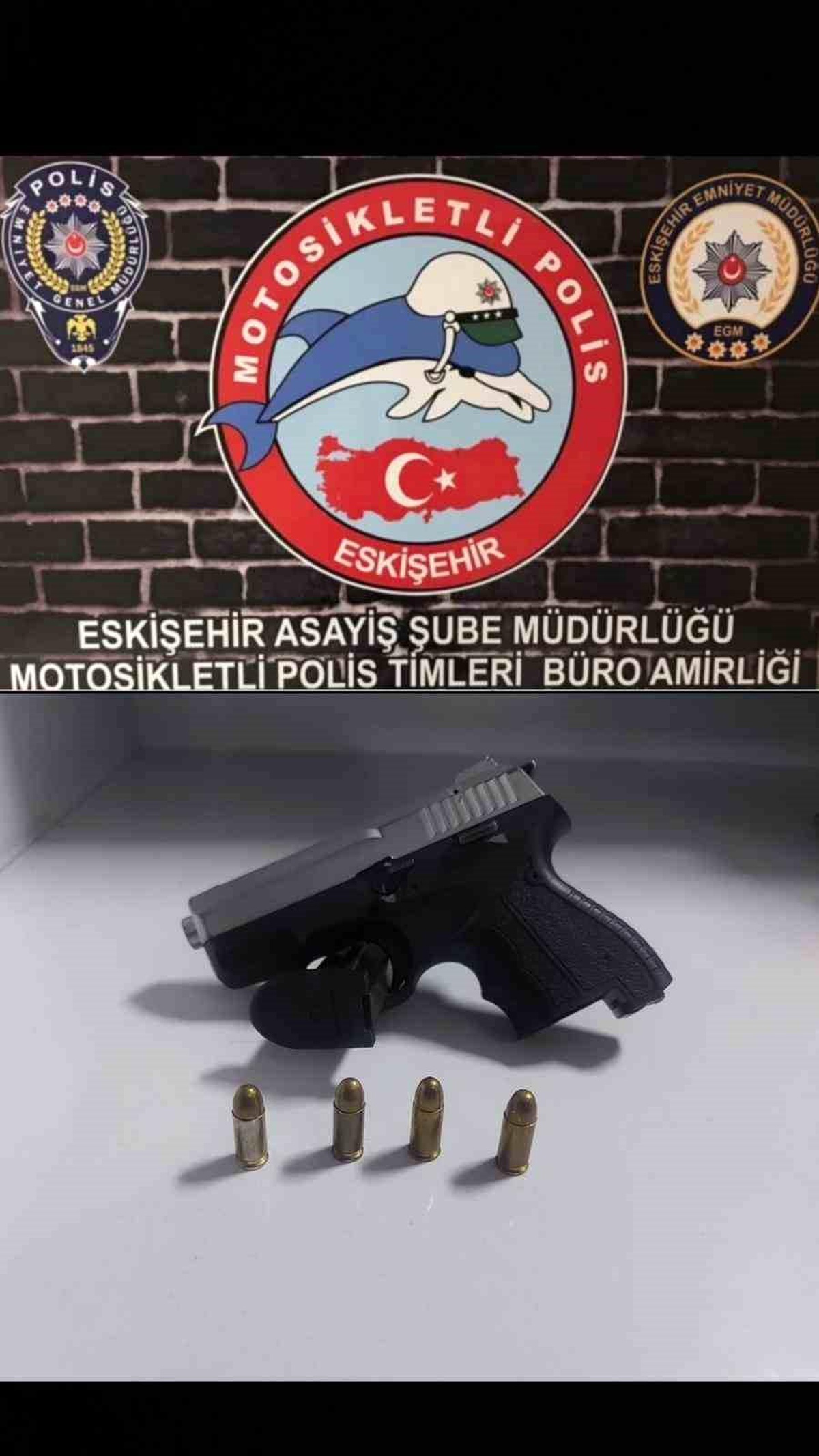 Şüpheli şahıstan tabanca ele geçirildi