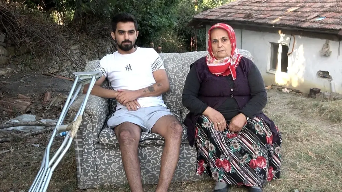 Samsun\'da trafik kazası geçiren engelli genç için yardım çağrısı