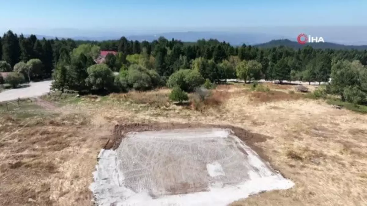 Uludağ\'da 1. derece sit alanına çakıl taşları döküldü