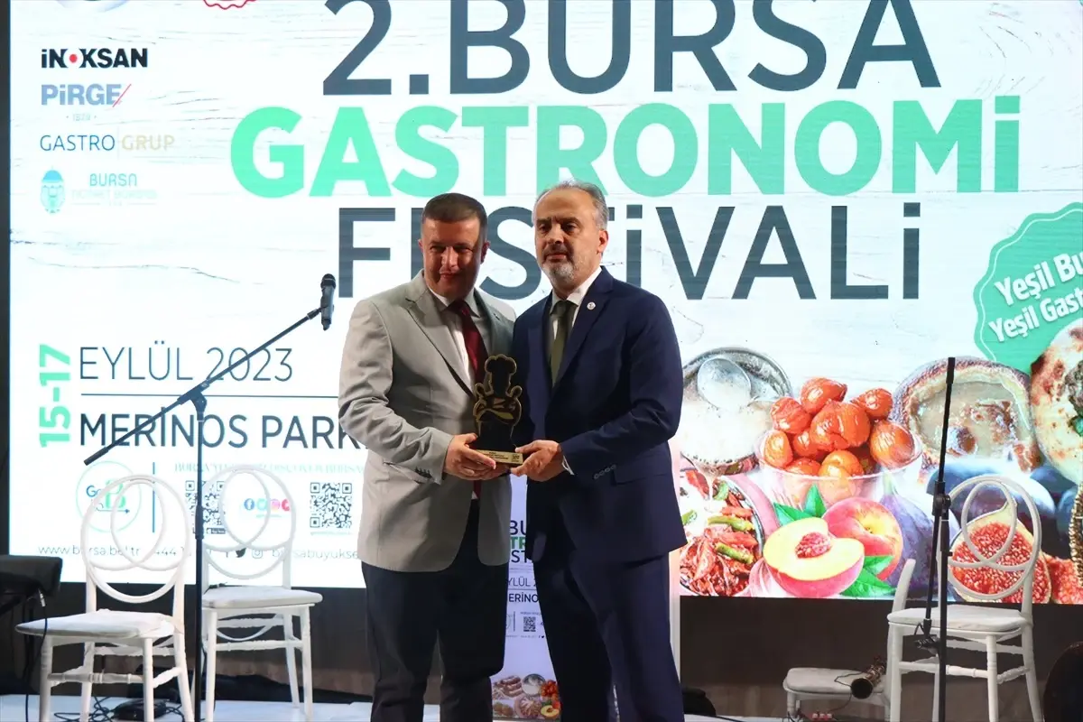 Bursa Gastronomi Festivali'nde Gala Yemeği Verildi