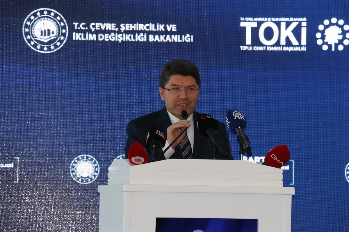 Adalet Bakanı Tunç, Bartın Şarköy Tarım Konutları kura törenine katıldı Açıklaması