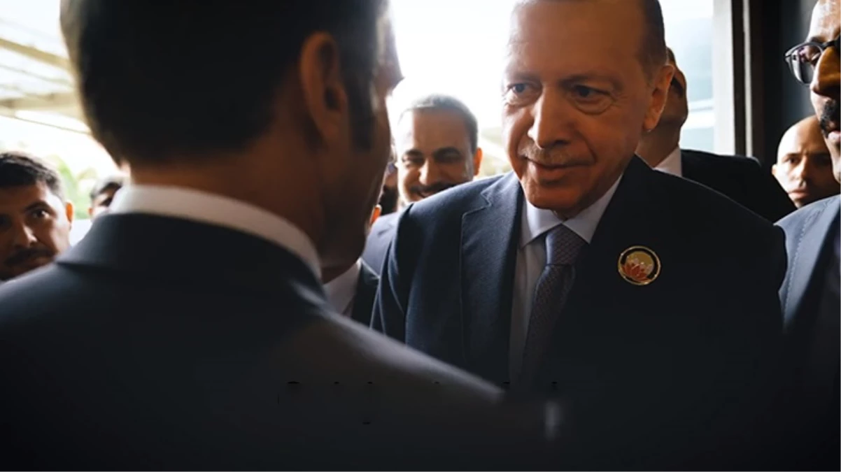 Cumhurbaşkanı Erdoğan ile Macron\'un G20\'deki samimi sohbeti tebessüm ettirdi: Hani gelecektin?
