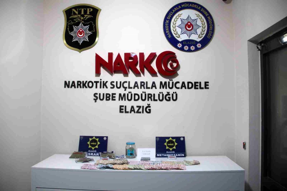 Elazığ\'da Uyuşturucu Operasyonu: 2 Şüpheli Gözaltına Alındı