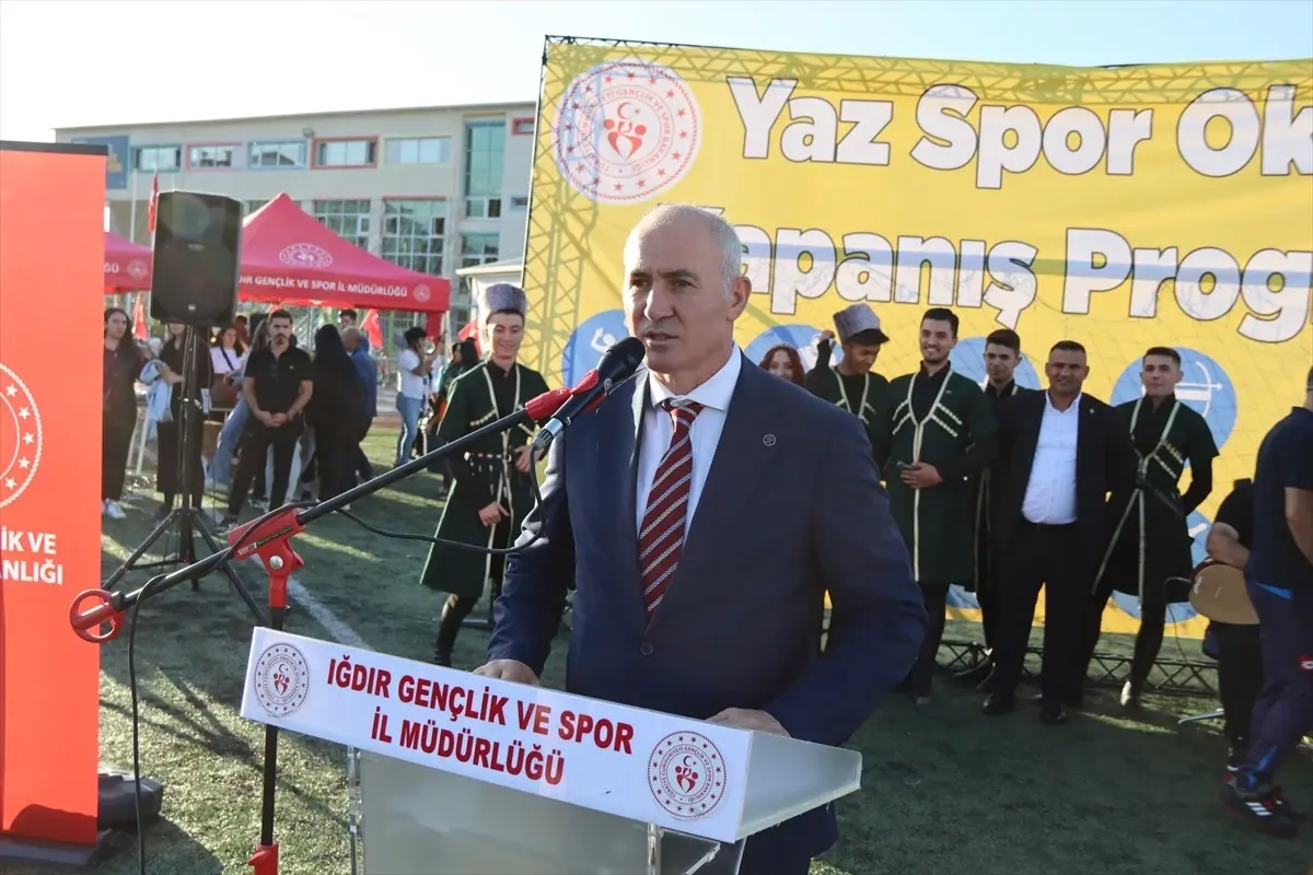 Iğdır\'da Yaz Spor Okulları Tamamlandı