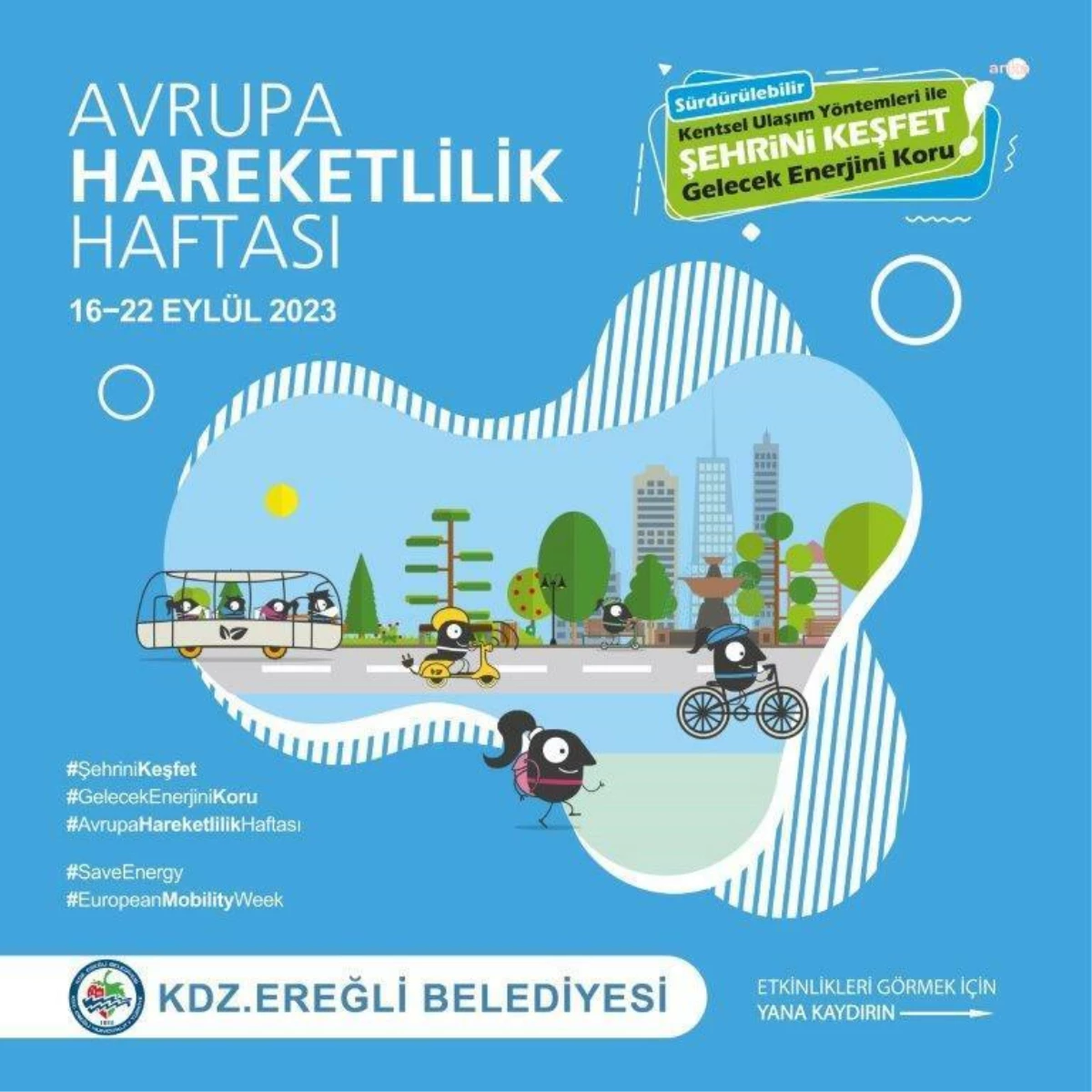 Karadeniz Ereğli Belediyesi, Sürdürülebilir Kentsel Ulaşım İçin Etkinlikler Düzenliyor