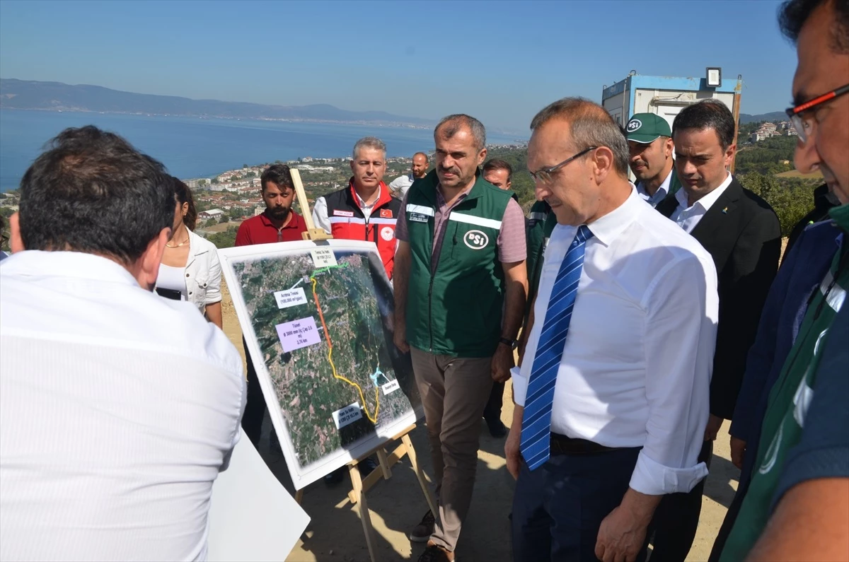Kocaeli Valisi Seddar Yavuz, Karamürsel İçme Suyu Projesini İnceledi