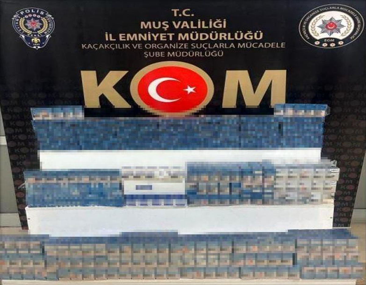 Muş\'ta Kaçakçılık Operasyonunda 8 Şüpheli Yakalandı