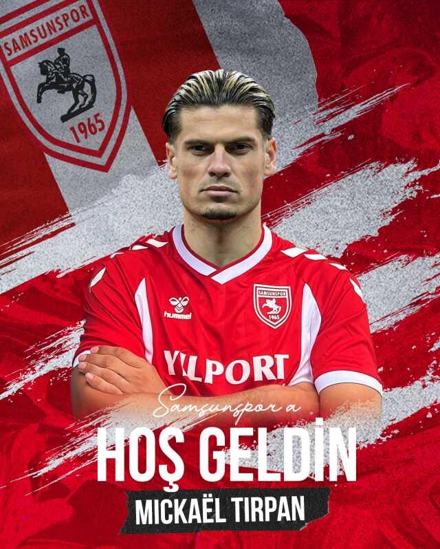 Samsunspor, Mickael Tırpan'ı renklerine bağladı Samsunspor, Mickael Tırpan'ı renklerine bağladı